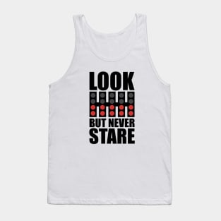 'Look But Never Stare' F1 Design Tank Top